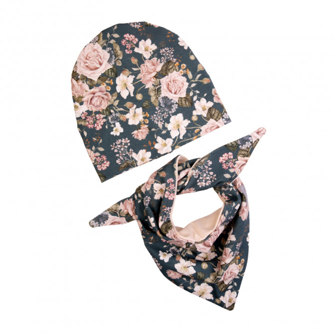 BEANIE WITH SCARF LADY ROSA