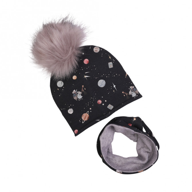WINTER SET MICES WITH POMPOM