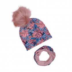 WINTER SET FIORI WITH POMPOM