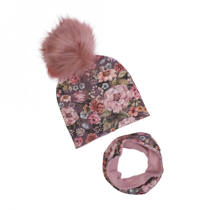 WINTER SET GARDENIA WITH POMPOM