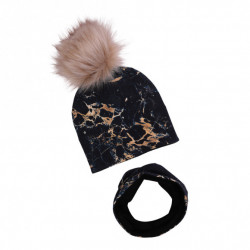 WINTER SET YOU ROCK WITH POMPOM