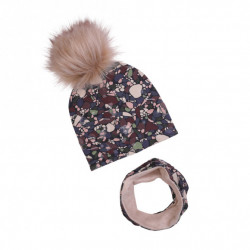 WINTER SET LASTRICO NAVY WITH POMPOM