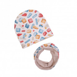 WINTER SET BEANIE WITH TUB BRICKS