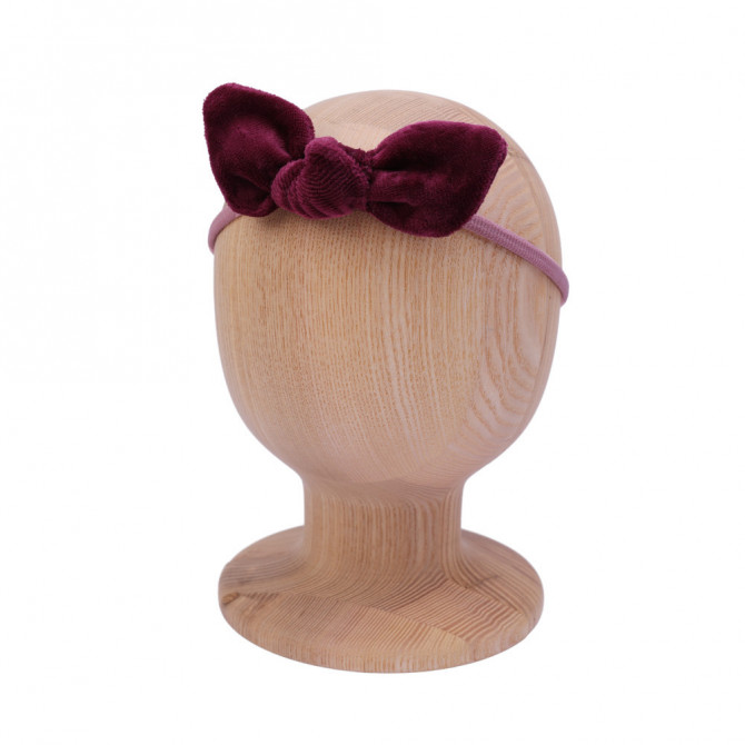 OPASKA ULECZKA VELVET BURGUNDY