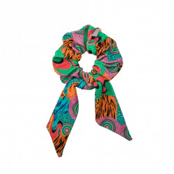 SCRUNCHIE WITH TAIL JUNGLE GIRL