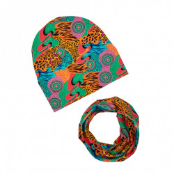 GIRL BEANIE WITH TUB JUNGLE GIRL