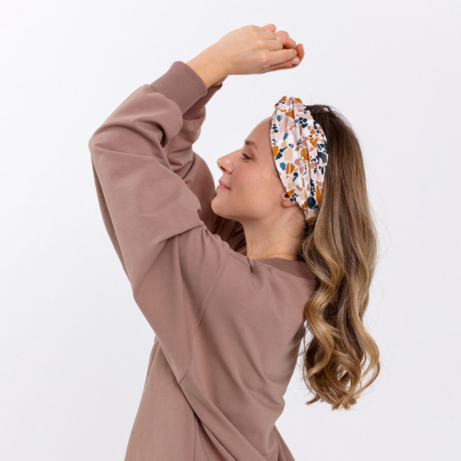 TWIST HEADBAND LASTRICO PINK