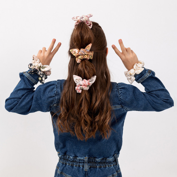 MINI SCRUNCHIE LASTRICO PINK