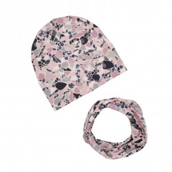GIRL BEANIE WITH TUB LASTRICO VIOLET