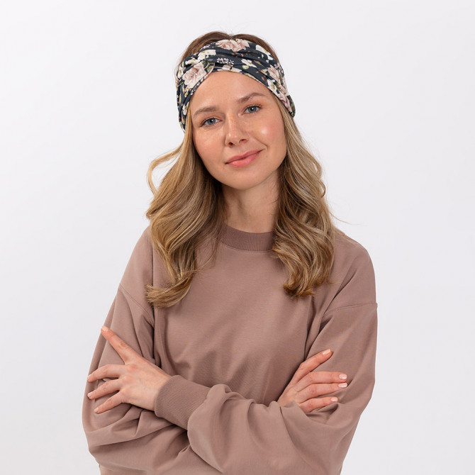 OPASKA NA GŁOWĘ TWISTULA LADY ROSA NAVY