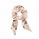 SCRUNCHIE WITH TAIL LADY ROSA CREAM