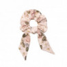 SCRUNCHIE WITH TAIL LADY ROSA CREAM