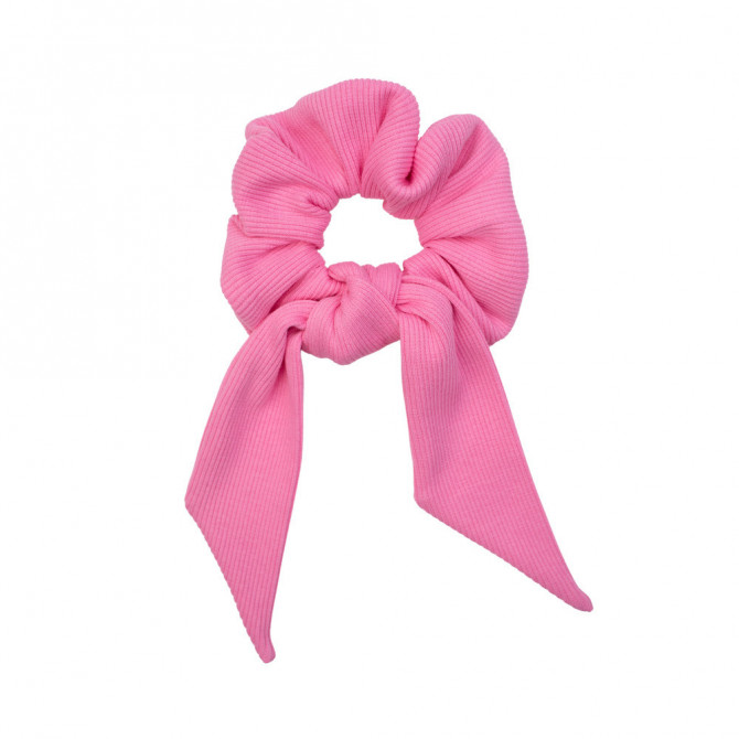 SCRUNCHIE WITH TAIL BUBBLE LINE