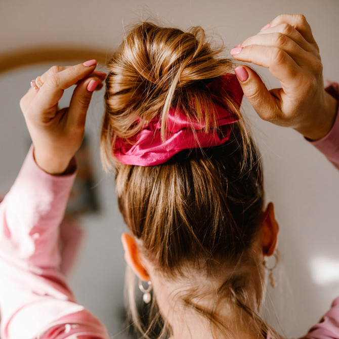 Scrunchie Maxi fuchsia