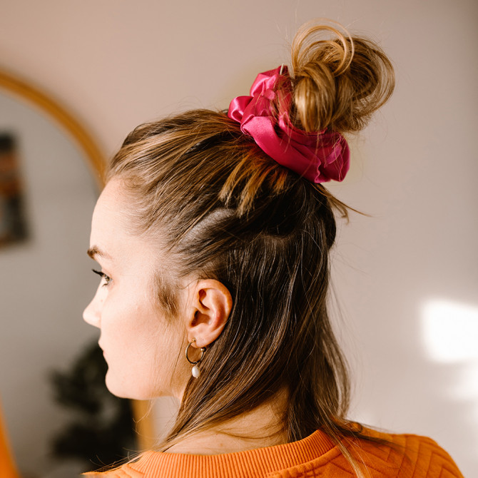 Scrunchie Maxi fuchsia
