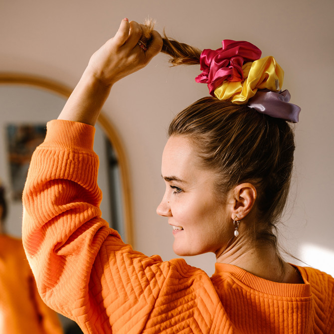 Scrunchie Maxi fuchsia