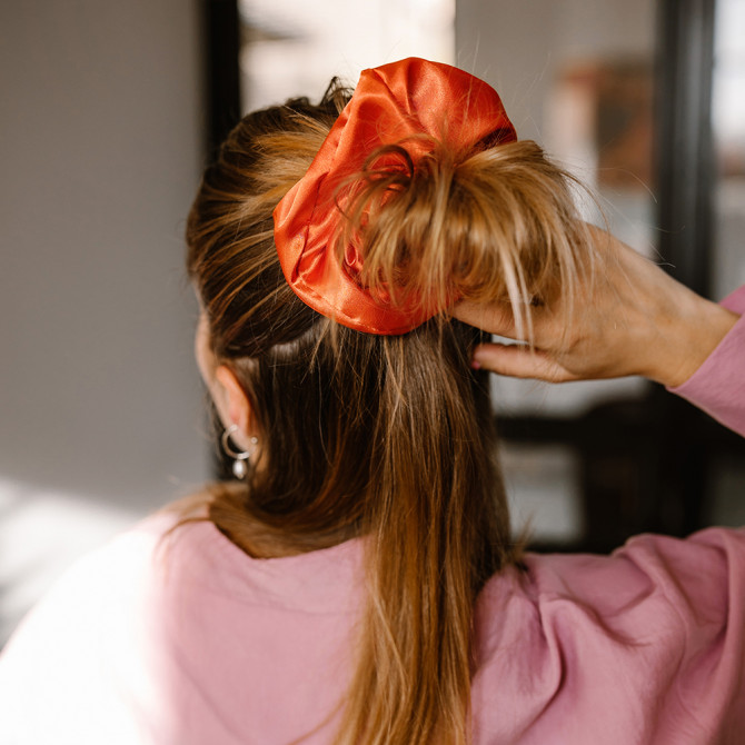 Scrunchie Maxi orange