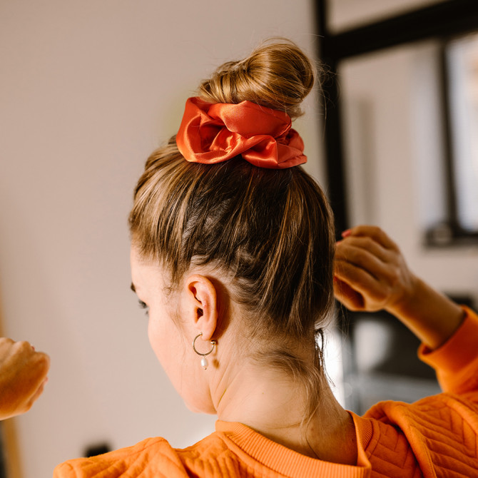 Scrunchie Maxi orange