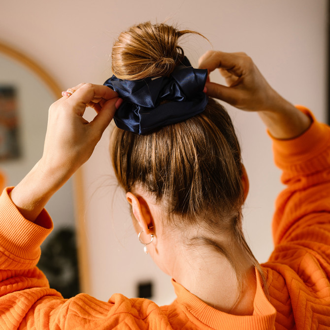 Scrunchie Maxi navy