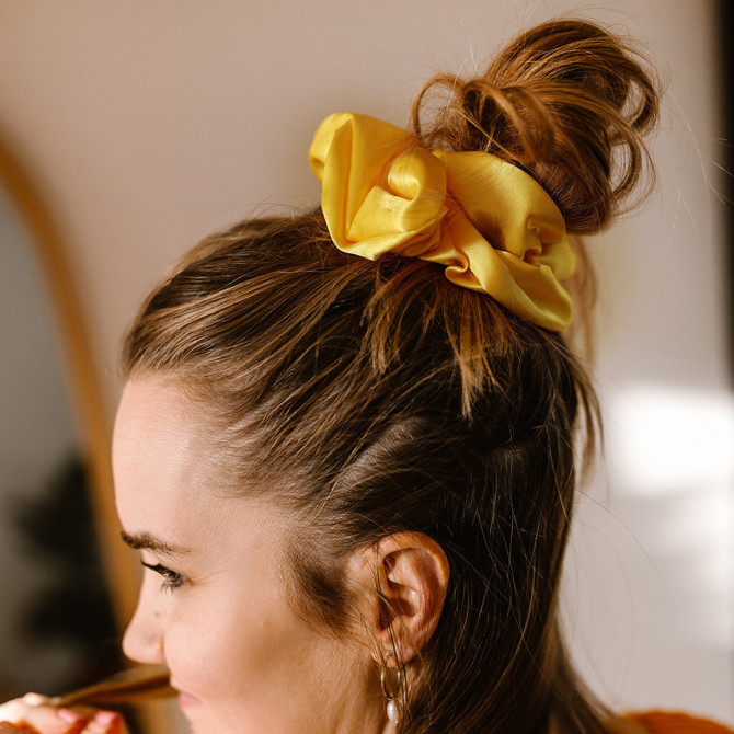 Scrunchie Maxi yellow