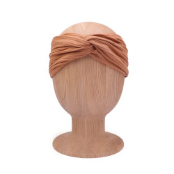 TWIST HEADBAND NUDE RIB