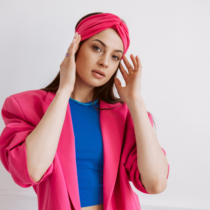 TWIST HEADBAND MALINA