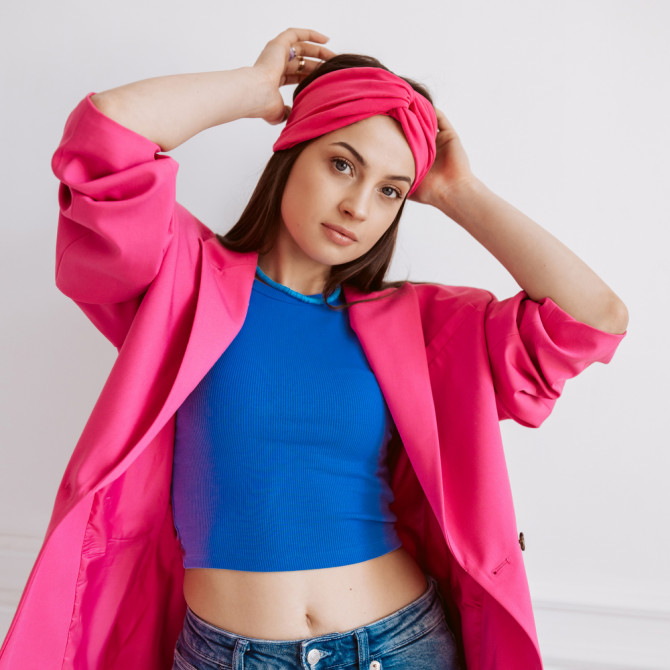 TWIST HEADBAND MALINA
