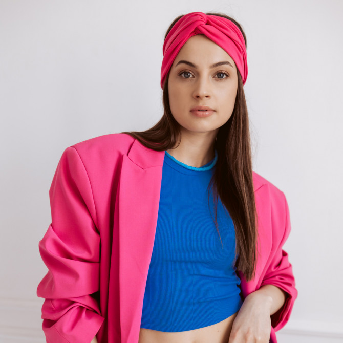 TWIST HEADBAND MALINA
