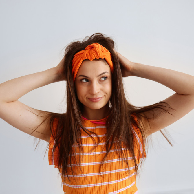 KNOT HEADBAND APEROL