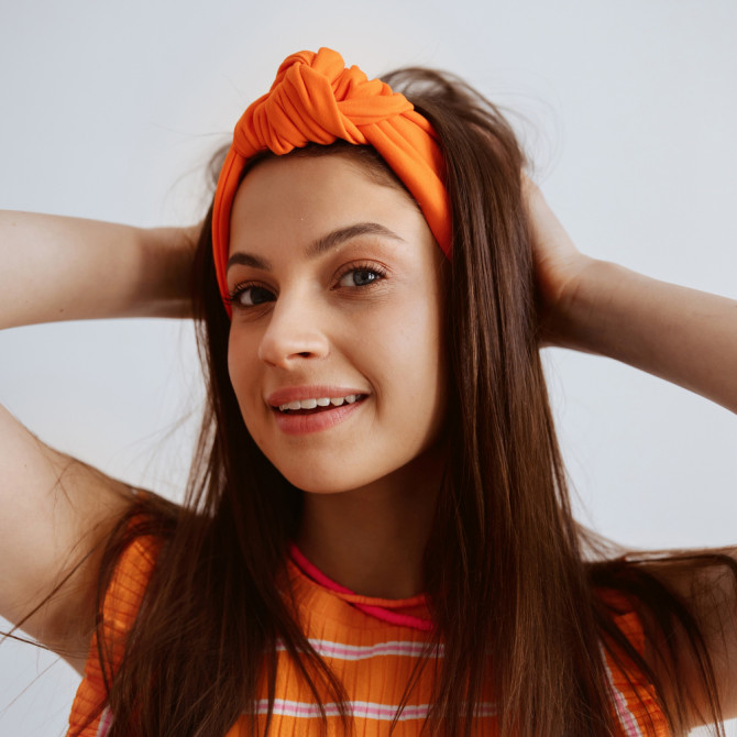 KNOT HEADBAND APEROL