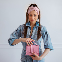 TWIST HEADBAND POWDER PINK