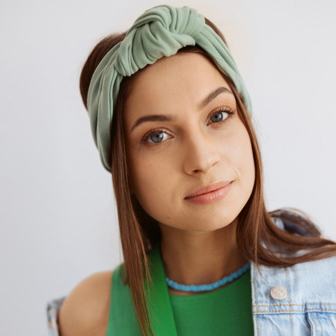 KNOT HEADBAND SAGE
