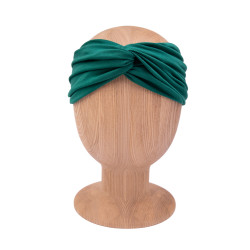 TWIST HEADBAND BOTTLE GREEN