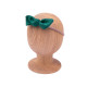 BOW HEADBAND BOTTLE GREEN
