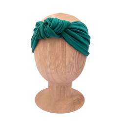KNOT HEADBAND BOTTLE GREEN