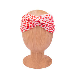 TWIST HEADBAND RED LIPSTICK