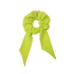 SCRUNCHIE WITH TAIL LIME
