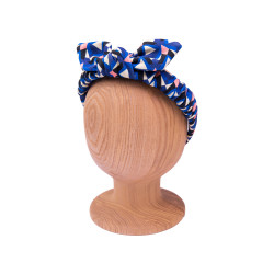 URSULKA HEADBAND opaska marszczona na głowę dla kobiety KALEJDOSKOP