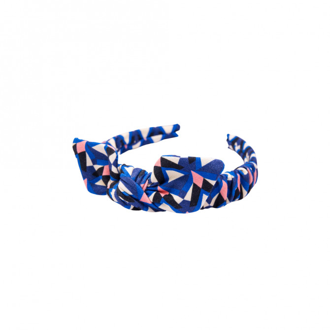 URSULKA HEADBAND opaska marszczona na głowę dla kobiety KALEJDOSKOP