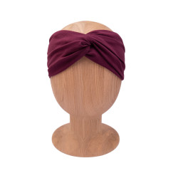 TWIST HEADBAND bordo
