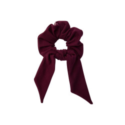 SCRUNCHIE WITH TAIL CLARET