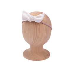 Bow Headband MILK