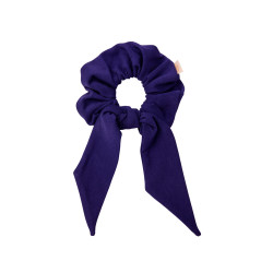 SCRUNCHIE WITH TAIL INK BLUE