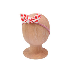 Bow Headband red lipstick