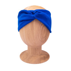 TWIST HEADBAND ROYAL BLUE LINE