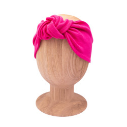 KNOT HEADBAND PINK LINE