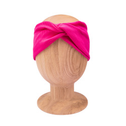 TWIST HEADBAND PINK LINE