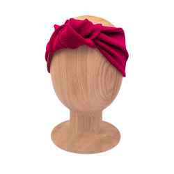 KNOT HEADBAND AMARANTH LINE