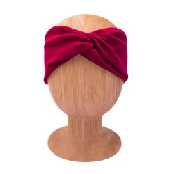TWIST HEADBAND AMARANTH LINE