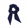 SCRUNCHIE WITH TAIL NAVY LINE